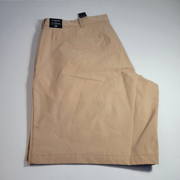 NWT Mens Jcrew Khaki Tech Shorts size 36 - Picture 7 of 11